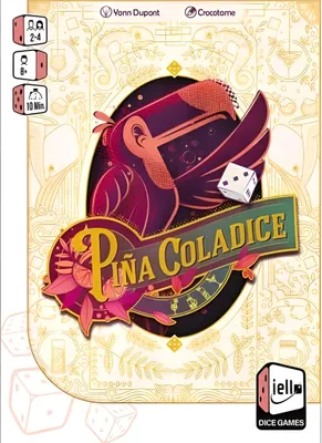 Produktbild von IELLO, Pina Coladice, Würfelspiel für Cocktail-Fans, Strategisches Kombinationsspiel, Perfekt für Partys und Familienabende, Für 2-4 Spieler ab 7 Jahren