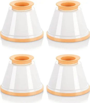Produktbild von Tescoma 630591, Weiß, Gelb, Kunststoff, 70 mm, 8,5 cm, 4 Stück(e)