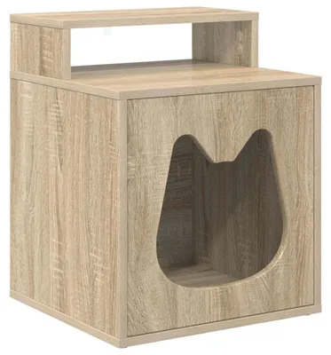 Obrázok produktu pre vidaXL Domček pre mačky Sonoma 42,5 x 40 x 53,5 cm Materiál na báze dreva
