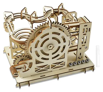 Produktbild von 3D-Holzpuzzle mit Murmelbahn für Kinder ab 10 Jahren