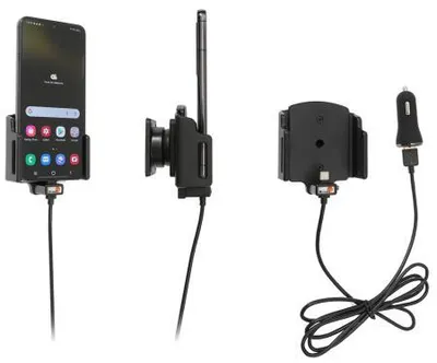 Produktbild von Brodit Halter aktiv Galaxy S22 5G USB-Kabel verstellbar