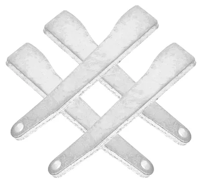 Produktbild von 4 Stück Gerüstadapter für Gerüstbefestigungen aus Stahl für unebenes Gelände