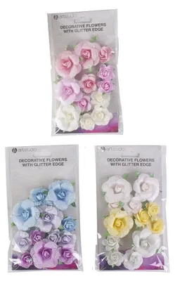 Immagine prodotto di Fiori di carta con glitter