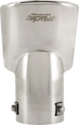 Produktbild von Simoni Racing TRX/86 Auspuffblende Endrohr Blende 180mm Oval Gebogen Edelstahl
