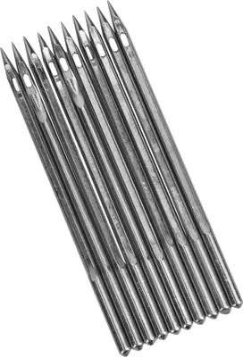 Produktbild von 10 PCs Silber Edelstahlschuh Reparaturmaschinenmaschinennadelpackung (SL-26)