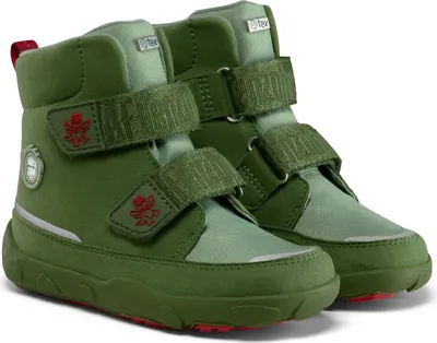 A pair of green children's boots.