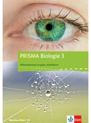 Obrázok produktu pre Prisma Biologie 3. Arbeitsbuch 9.-10. Schuljahr. Rheinland-Pfalz - Differenzierende Ausgabe