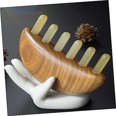 Immagine prodotto di Spazzola massaggiante per il cuoio capelluto, antistatica, per districare i capelli. Ampia pettine per l'uso quotidiano