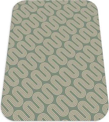 Produktbild von Stuhlmatte - Bürostuhlunterlage - 140x100 cm - Matte - Bodenmatte - Nudelmuster