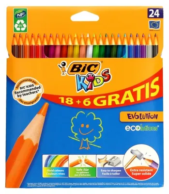 Image de Crayons de couleur 24 couleurs Eco Evolution