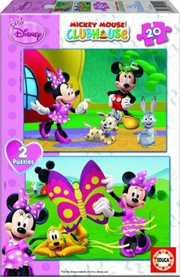 Produktbild von Puzzle Educa - Mickey und seine Freunde: Minnie, 2x20 Teile