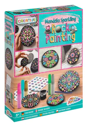 Produktbild von Malování na kamínky třpytivá Mandala