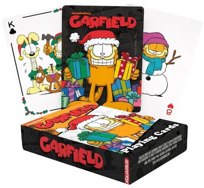 Image de Garfield : Cartes de jeu de Noël
