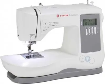 Image de Machine à coudre Singer 7640, électrique, blanche