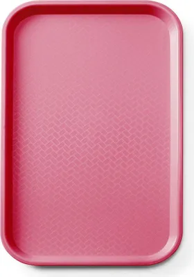 Produktbild von Fast-Food-Tablett GN 1/1 Polypropylen, AmerBox, GN 1/1, Rot, 530x325x(H)20mm