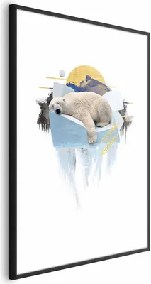 Produktbild von Posterpapier Poster - Polar Bear 60x90 cm Tiere g-C-0132-ao-a