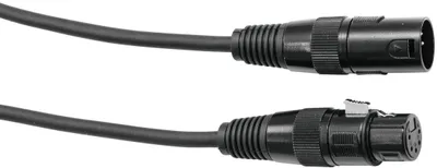 Produktbild von EUROLITE DMX Kabel XLR 5pol 10m sw