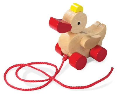 Image de Haba Figurine en bois à tirer Canard