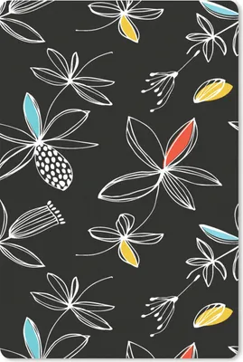 Produktbild von MuchoWow® Mauspad Mousepad Blumen - Linienkunst - Muster 18x27 cm - Mousepads - Maus Mat - Pad - Mausunterlage
