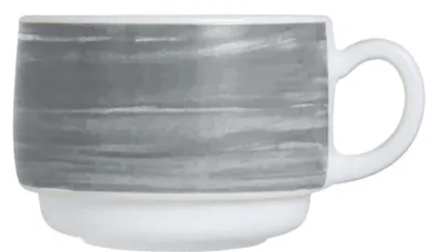 Image de Tasse empilable gris clair, 19 cl, lot de 12