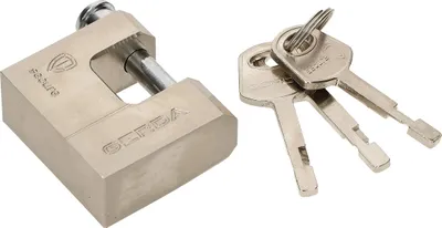 Produktbild von KOTARBAU® Verstärktes Messing-Vorhangschloss 50 mm Monoblock Vorhängeschloss mit Bolzen Einbruchsicherung Bügelschloss Gehärtetes Massivschloss