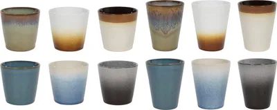 Imagen del producto de Studio Tavola: Juego de tazas y vasos para café - Colección Storm - 12 piezas