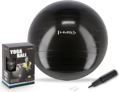 Zdjęcie produktu dla Yb01 New 75Cm Black Piłka Gimnastyczna Hms