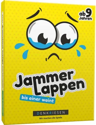 Obrázok produktu pre D & R Denkriesen JAMMERLAPPEN - Das dramatisch lustige Kartenspiel ''bis einer weint'' - DENKRIESEN DEN09110