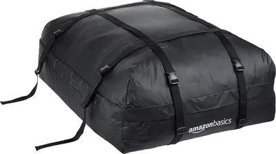 Immagine prodotto di AmazonBasics Borsa portapacchi Accessori per auto Box da tetto 425 litri Nero Grande Trasporto robusto