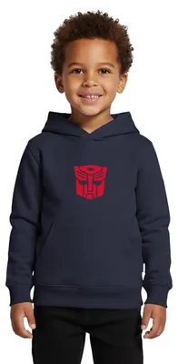 Produktbild von Spreadshirt Transformers Earth Spark Symbol Autobot Logo Kinder Premium Hoodie, 134/140 (8 Jahre), Navy