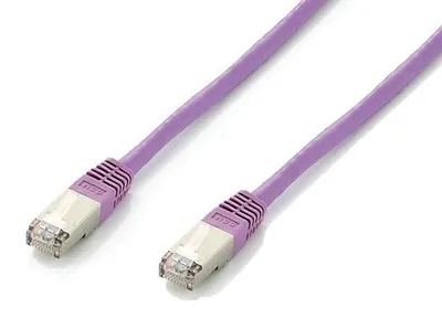 Produktbild von Equip Cat.6A PlatinumS/FTP Patchkabel, 15m, Violett