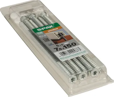 Produktbild von SPAX SPAX-RA, 7,5 x 150 mm, 6 Stück, Vollgewinde, Flachsenkkopf, T-STAR plus T30, WIROX - 4021010751502