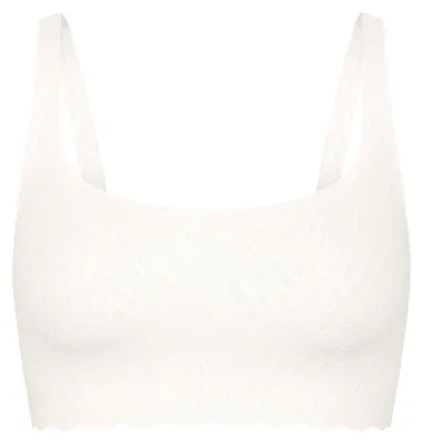 Produktbild von sloggi Damen Bustier Blue ZERO Feel Bliss silkwhite - Größe XL