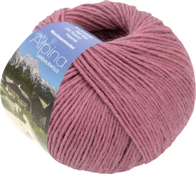 Immagine prodotto di Lana Grossa ALPINA LANDHAUSWOLLE 50 g maglia tradizionale costume fine lana tradizionale 210 m colore 067 - rosa antico