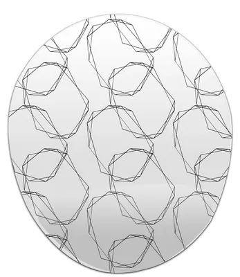 Ergonomische Mauspad mit Handgelenkstütze, 20 x 23 cm, rutschfest