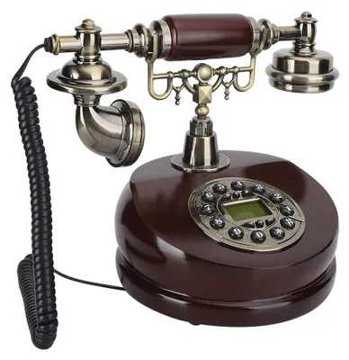 Productafbeelding van Antiek Retro Telefoon - Vintage Vastnettelefoon - Decoratieve Telefoon