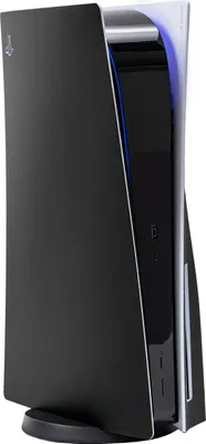 Immagine prodotto di Skin nera per console PS5 – Skin premium dal design minimalista, facile da applicare e rimovibile senza lasciare residui