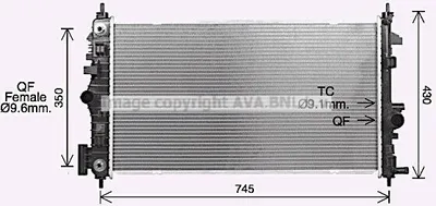 Produktbild von PRASCO OL2726 Kühler Wasserkühler Motorkühler für OPEL INSIGNIA Caravan INSIGNIA INSIGNIA Stufenheck INSIGNIA A Country Tourer (G09) für VAUXHALL