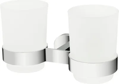 Produktbild von Zahnputzbecher HACEKA Gio doppelt chrom 1208573