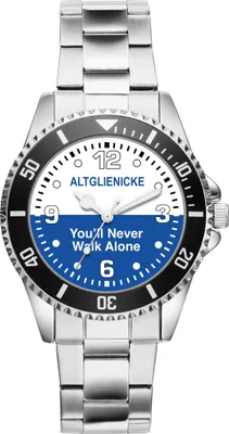 Produktbild von KIESENBERG Herrenuhr Armbanduhr Altglienicke Geschenk Fan Artikel Zubehör Fanartikel Analog Quartz Uhr 20230014