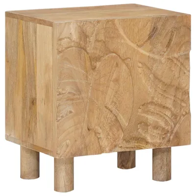 Immagine prodotto di vidaXL Comodino fatto a mano, marrone teak, 40 x 30 x 45 cm