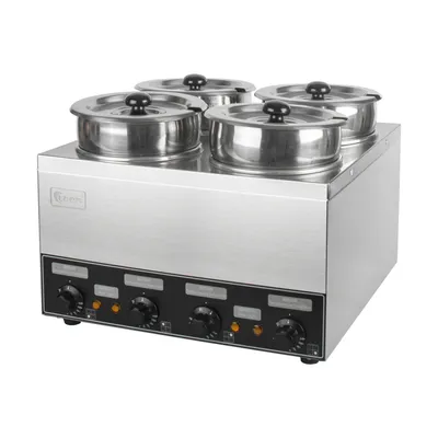 Zdjęcie produktu dla Stacja podgrzewacz do zup 4 pojemnika CUKUS  FY-BO-4D  600W