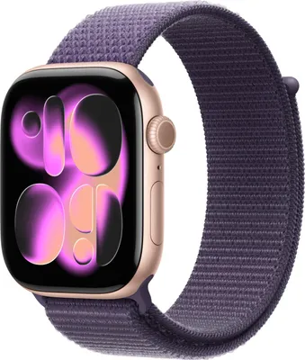 Produktbild von Apple MFFK4ZM/A, Band, Smartwatch, Violett, Apple, Apple Watch 44/45/46/49mm, Nylon, Recyceltes Polyester, Elasthan