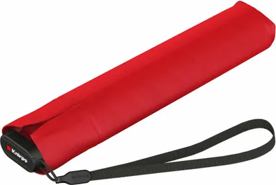Produktbild von Knirps US.050 Ultra Light Manual, Kompakt, Regenschirm, Rund, Rot, Aluminium, Fiberglas, Polyester