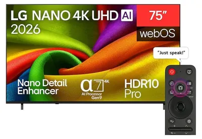 Immagine prodotto di LG NANO 4K UHD AI 75NU850B6LA 190,5 cm (75") 4K Ultra HD Smart TV Wi-Fi Nero