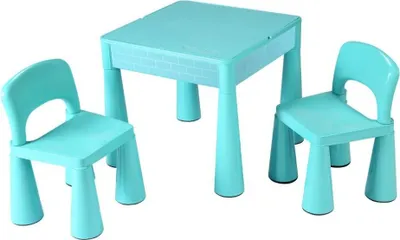 Produktbild von Babytisch und zwei Stühle NEW BABY mint