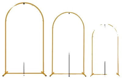 Immagine prodotto di Set per arco nuziale, struttura in metallo, versatile per eventi, color oro
