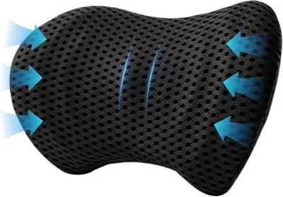 Zdjęcie produktu dla Poduszka lędźwiowa ergonomiczna do samochodu i biura pamięć kształtu