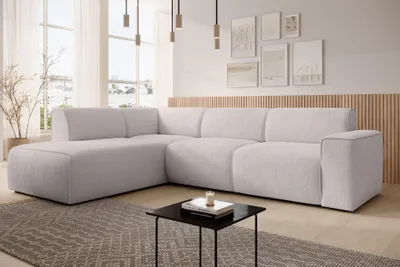 Produktbild von AX LIVING Couch Sofa L Form Didim L Creme – 292 cm, stilvoll & bequem L