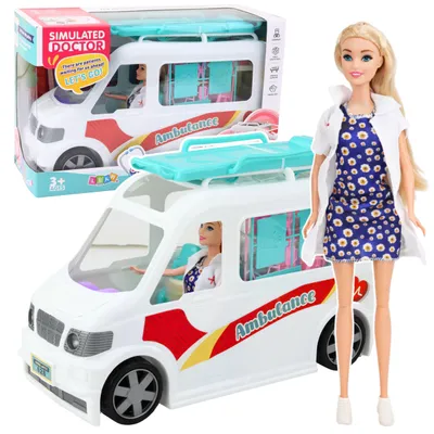 Obrázok produktu pre Mobilná nemocničná ambulancia s nosidlami 2v1 Doll Doctor Príslušenstvo
